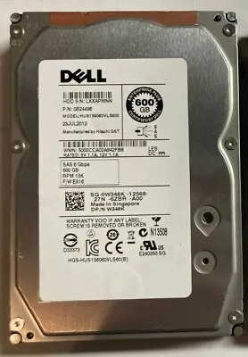 Dell Seagate Sas Hard Drive 3tb 600gb 450gb 300gb 15k 3.5  • $38