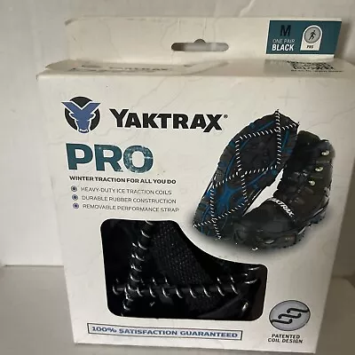 Yaktrax Pro Ice Snow Traction Size MED Men Women Cleats Walking Running Hiking • $30