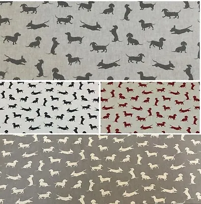 Chatham Glyn Sausage DogLinen Look Fabric For Curtain/ Upholstery/Cushion • £11.95