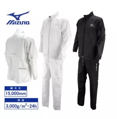 MIZUNO Golf Rain Wear Jacket Pants Set 52MG6A01 Size M/L/XL 2 Colors • $77.95