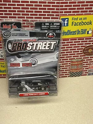 1/64 Maisto Pro Rodz 1993 Cobra SVT Black Pro Street Holy Grails See 📸s • $129.95