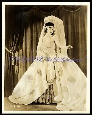 Vintage 1920 Rare Pola Negri Paramount Pictures Gorgeous Costume Fashion Photo • $14.95