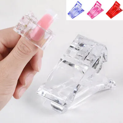 5PCS NAIL TIPS CLIPS Finger Building Mold Nail Dual Forms Extension Lot • $2.75