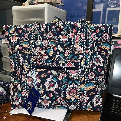 $140 VERA BRADLEY Navy Harry  Potter Home To Hogwarts Large Tote Bag • $70