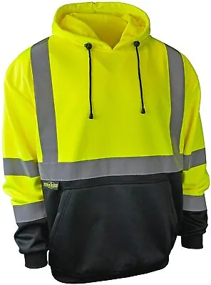 Radians 3 Color Blocked Hooded Sweatshirt SJ02B-3PGS-4X Safety High Visibility  • $23.99