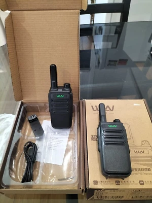 $49.95 • Buy Walkie Talkies- WLN Two Way Radios 16 Channel 2 Watt X2