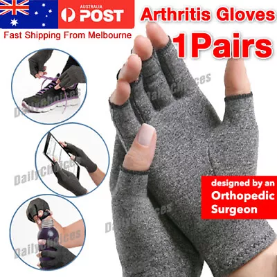 Arthritis Gloves Compression Joint Finger Hand Wrist Support Brace Pain Relief • $5.39