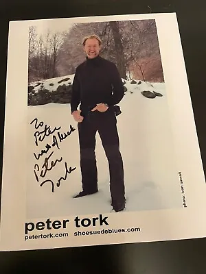 Peter Tork The Monkees Signed Autographed 8x10 Color Photo • $75