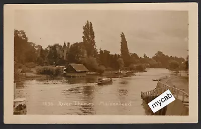 Postcard Maidenhead Berkshire View Of River Thames Early RP • £7.99