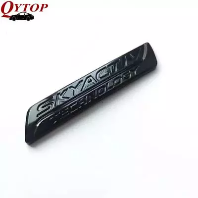 Black Rear Trunk Emblem Badge Sticker For CX5 MX-5 CX-3 6 SKYACTIV TECHNOLOGY • $18.59