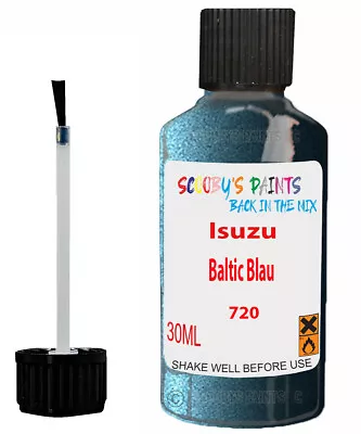 For Isuzu Wizard Baltic Blau Touch Up Code 720 Scratch Car Chip Repair Paint • £6.99