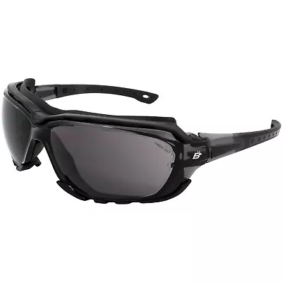 Birdz Eyewear Gasket Safety Padded Powersports Sunglasses Black With Smoke Lens • $14.99