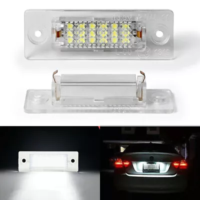 $9.59 • Buy LED License Plate Light For VW Passat 3bg 3C B6 Golf Plus Caddy Jetta T5 Touran