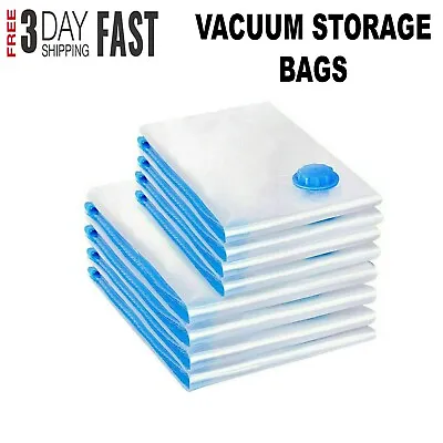 Strong Vacuum Storage Space Saving Bags Vac Bag Space Saver Vaccum Vacum Bag Uk • £7.45