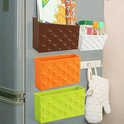 Storage Container Easy To Clean Durable Magnetic Storage Rack Shelf Box • $9.91