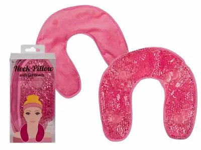 Relaxation Neck Pillow With Gel Beads - For Calming & Easing Compress  • £6.99