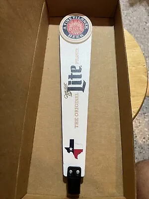 New Miller Lite TEXAS Tap Handle. 12.5 Inches Tall. • $20