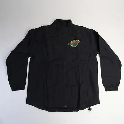 Minnesota Wild Fanatics NHL Pro Authentics Jacket Men's Black Used • $41.43