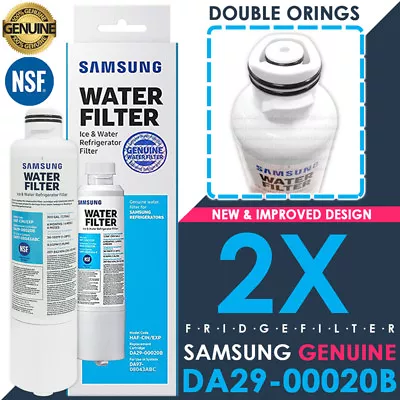 2 X Samsung Genuine Parts DA29-00020B HAF-CIN Refrigerator Water Filter﻿ • $120