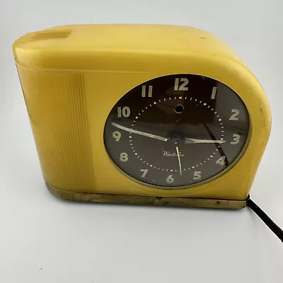 Vintage Westclox Moonbeam Electric Alarm Clock Model S5-J - Untested • $9.99