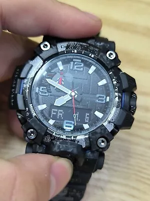 Casio G-Shock Mudmaster Tough Solar Radio  Carbon Core  GWG-2000 Watch04 • $102.50