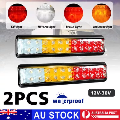 2PCS Trailer Lights Led Tail Lights Truck Ute Caravan Stop Indicator 24V Lamp • $15.99