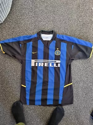 £20 • Buy Inter Milan Home Shirt 2002/03 Medium Original Rare And Vintage