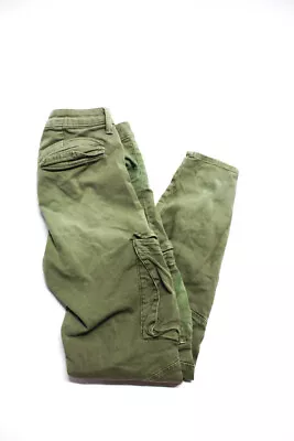 L'Agence Womens Zip Ankle Twill Mid Rise Skinny Pants Green Size 25 • $2.99