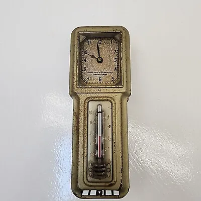 Vintage Minneapolis-Honeywell  Art Deco Wall Thermostat W. Thermometer. • $39.99
