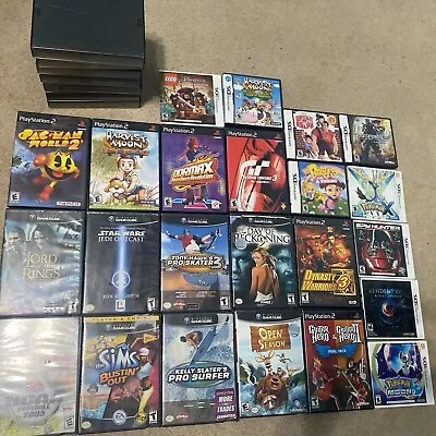 PlayStation 2 Nintendo GameCube DS & 3DS Cases & Manuals Only PS2 Genesis Lot • $1.25