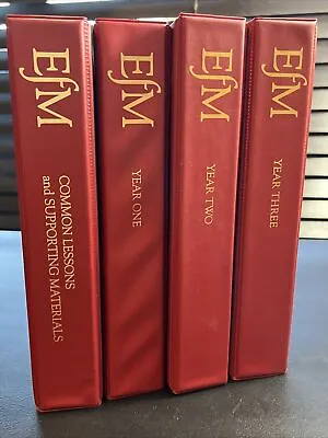 Education For Ministry EFM 4 Volumes 3-Year Religion Christianity Bible Study • $143.99