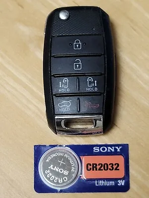 Genuine KIA OEM 6 Button 2015-2018 Flip Key Remote Fob 95430-A9300 TQ8-RKE-4F21 • $29.95