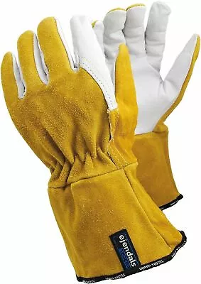Tegera 118A Heat Resistant Leather Tig Mig Welding Work Gloves Size 10 • £24.99