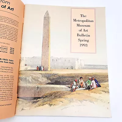 Metropolitan Museum Art Bulletin Spring 1993 New York Obelisk Cleopatra's Needle • $8.80