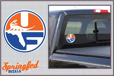 Florida Gators CLASSIC PELL SHIELD LOGO Vinyl Decal UF Sticker Car Truck Window • $3.95
