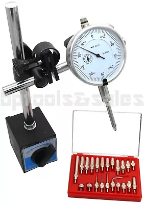 Magnetic Base With Dial Indicator & Point Precision Inspection Set Measuring Kit • $41.99