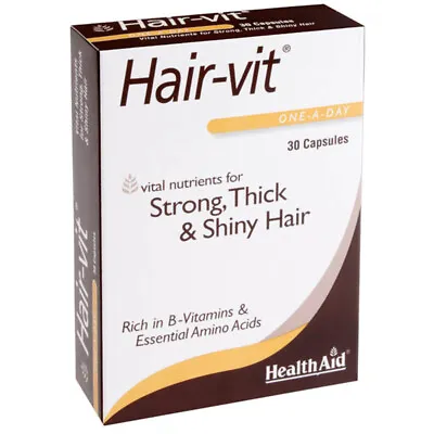 HealthAid HairVit Capsules Hair Vitamins Maintain Strong Thick Shiny Hair • £26.10