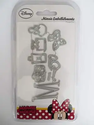 Disney Minnie Mouse 'Minnie Embellishments' Metal Crafting Die Set • £3.50