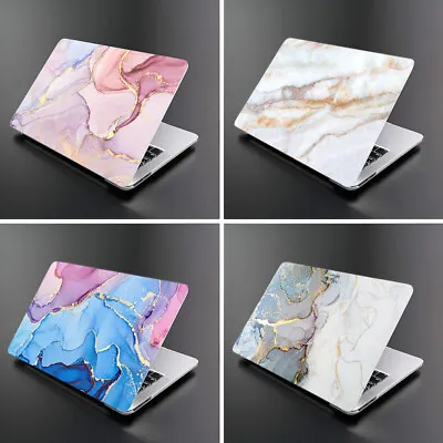 Premium Print Marble Matte Case For Macbook M2 Air 15 13 Pro 16 14 11 12 Inch • £7.19