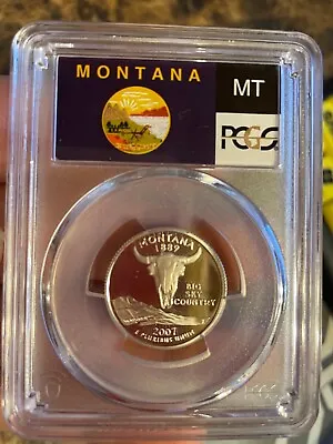 2007 S Montana State Quarter PR69DCAM Silver PCGS 25C • $20