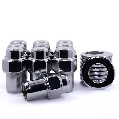 20 Lug Nuts 10 - 7/16  & 10 - 12x1.5 Chrome Mag Nut .75 Shank Cragar • $22.64