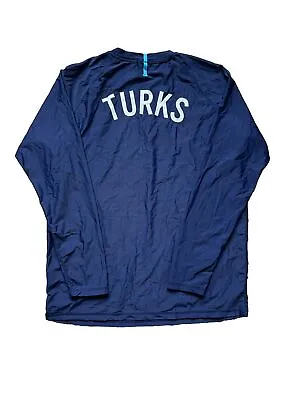 Okaicos Mens Long Sleeve Shirt Performance Turks Spandex Activewear Sz Large EUC • $25