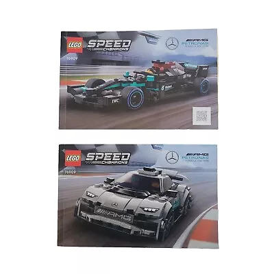 LEGO Speed Champions 76909 Mercedes (2) Instruction Manual Booklets Only • $9.89