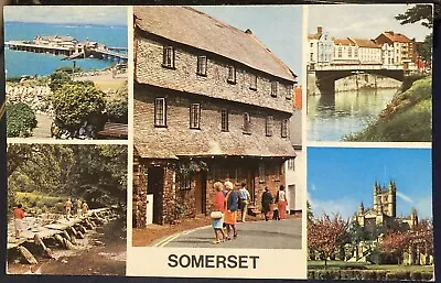 England Somerset Tarr Steps Bath Dunster Bath Etc - Posted 1974 • £2.99