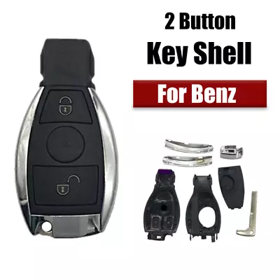 For Mercedes Benz A B C E S G GLA GLC GLE W203 Car  2 Button Key Fob Shell Cover • $17.59