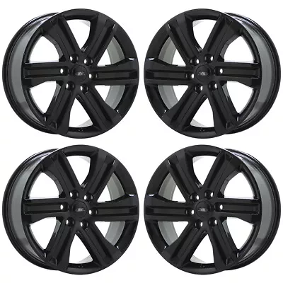 20  Ford F150 Truck Gloss Black Wheels Rims Factory OEM Set 4 10344 • $1299