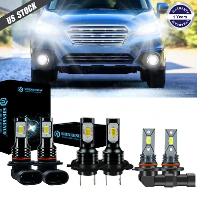 For Subaru Outback 2005 2006 2007 2008 2009 Headlight Fog Light LED Combo Bulbs • $31.86