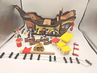 Kidkraft Vintage Pirate Ship With Figures & Accessories No Mast Or Sails • $39.51