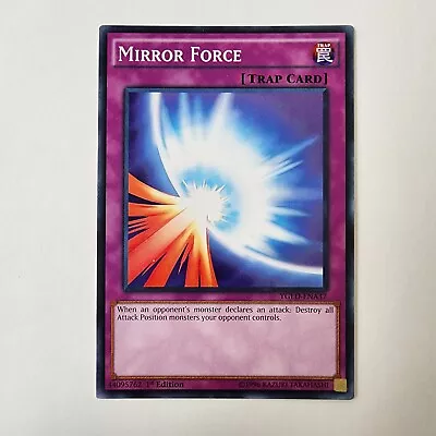 Mirror Force (A) - YGLD-ENA37 - 1st Ed - NM - Common - Yugioh TCG • $1.82