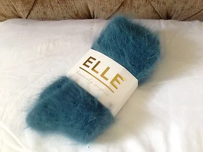£28 • Buy RARE Luxury Angora Socks Elle Heavenly Super Fluffy Blue Discontinued S-M Unisex